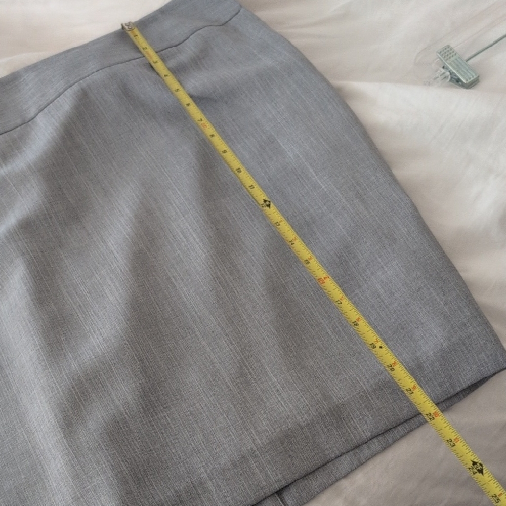 The Limited Elegant Gray Blazer and Skirt Set - Picture 5 of 12